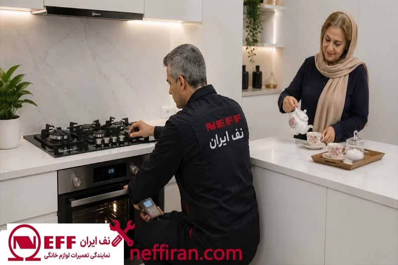 تعمیر گاز توکار نف در محل