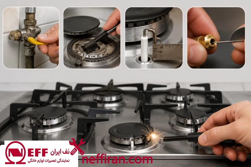  علت روشن نشدن شعله 