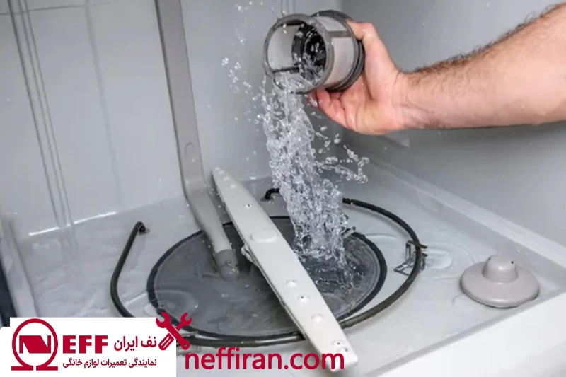 گرفتگی فیلتر ورودی آب