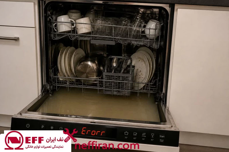 علائم خرابی پمپ تخلیه ظرفشویی نف