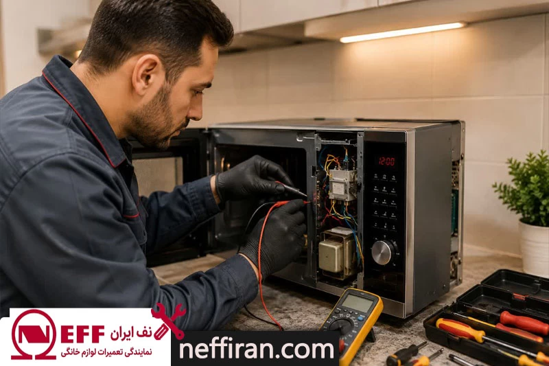گرم نکردن مایکروویو نف