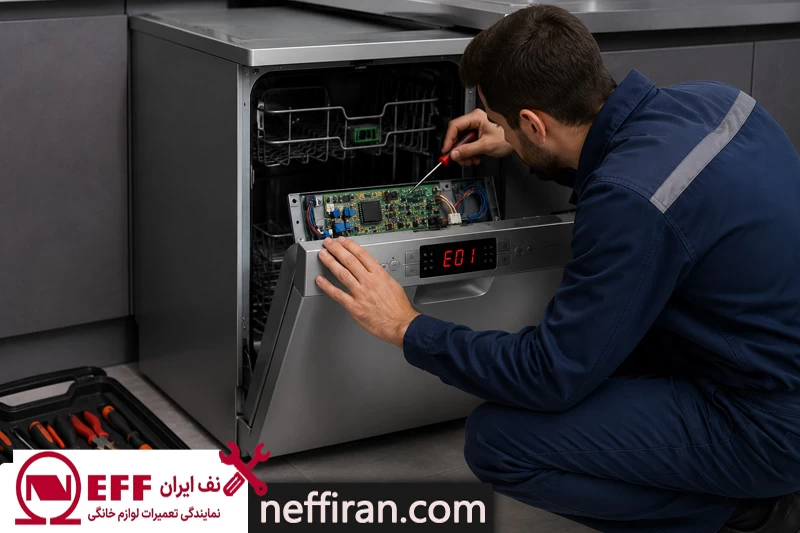 ارور E01 ظرفشویی نف